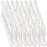 Patelai 80 Pieces Set of Caviar Spoons Mother of Pearl Spoons with Handcraft Round Handle for Caviar, Egg, Ice Cream, Coffee, Ki