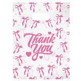 Joyhey 100 Count 7.8 x 9.8 Plastic Merchandise Bags, Shopping Retail Boutique Bags with Die Cut Handles - Thank You-8