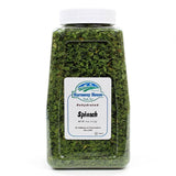 Harmony House Dried Spinach Flakes - Dehydrated Vegetables For Cooking, Camping, Emergency Supply and More (4 oz, Quart Jar)