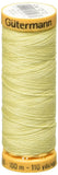 Gutermann Natural Cotton Thread 110 YardsLight Yellow (103C1370)