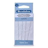 Beadalon 700F102 Collapsible Eye Needles 2.5Inch Fine 4 Pack