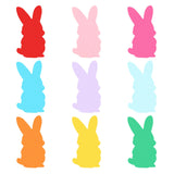 PATIKIL Paper CutOuts, Pack of 108 Bulletin Cutouts, Paper Easter Bunny Shape, CutOuts, Paper with Adhesive Dots for Classroom