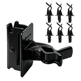 Demimy ETrack Tool Holders, ZincPlated Steel, Black, 6 Pack