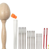 Enakshi Darning Egg Darning Needle Kit Wooden Darning Mushroom For Socks Repair | Crafts | Sewing | Other Sewing