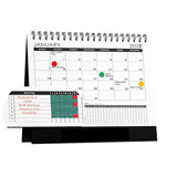 Accuprints 2025 Habit Tracker Desk Calendar For Daily Motivation Calendar | Size - 8 By 8 Inch | Paper 250 Gsm