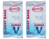 EnviroCare Replacement Vacuum Cleaner Dust Bags Designed to Fit Eureka Style V Vacuum Bags, Power Team, Powerline, Canisters, Wo