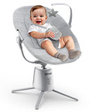 Zoicay Lightweight Baby Swing for Infant with 3 Modes & 5 Speeds, BT Enabled App & Remote Control Electric Swing - 6 Lullabies a