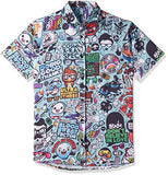 Lookmark Mens Slim Fit Printed Shirt Beta S