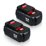 VANTTECH 2-Pack 4.8Ah PC18B Ni-MH Replacement Battery for Porter Cable 18V Cordless Tools - Compatible with PCC489N, PC18BL, PC1