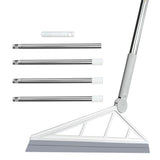 Drcoevo Silicone Air Broom Sweeper Squeegee for Cleaning Pet Hair Grey