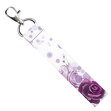Isee 360 The Rose Lanyard Bag Tag With Swivel Lobster For Gift Luggage Bags Backpack Laptop Bags Students Workers Travelers L X