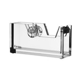 Kantek Desktop Tape Dispenser, 1 Core, Heavy Cast Acrylic, Clear
