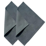 DualSided Microfiber Car Drying Towel 12''12'' Premium Suede & Coral Velvet 2in1, Ultra Absorbent, LintFree, ScratchFre