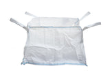 DURASACK Concrete Washout White Bag 130Gallon Open Top Flat Bottom Woven Polypropylene Construction Demo Contractor Bag with Pl