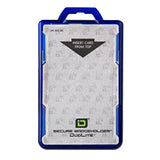 Identity Stronghold Secure Badge Holder Duolite, Blue (IDSH2004001Bblu)