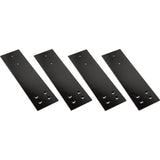 Fastcap 31/2 x 12 Speedbrace for Granite Countertop Support, 300 Pound Load Capacity, Black , 4Pack 08176