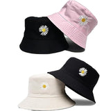 Vedicbloom 2 Pcs Foldable Cotton Bucket Hat, Free Size Casual Sun Beach Fisherman Hat, Double Sided Outdoor Bomber Cap For Women