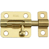 National Hardware N151480 V834 Barrel Bolt in Brass,21/2 Inch