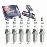 6 pc NGK Iridium IX Spark Plugs compatible with Toyota FJ Cruiser 4.0L V6 2007-2013