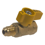 XFITTING 3/8 Inch Flare x 1/2 Inch FIP Gas Valve, 10 Pieces
