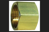Jmf Compression Nut 3/16 Yellow Brass Bagged 400 Psi