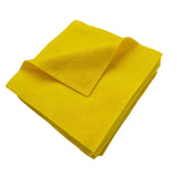 Jtnohx Soft Felt Fabric, Flexible Craft Felt, 1.4mm Thick 6x6 Felt Sheets 20Pcs for DIY and Sewing Projects (Yellow)