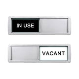Vacant In Use Door Sign,Vacant Occupied Sign for Home Office Restroom Conference Hotels Hospital, Slider Door Indicator Tells Wh