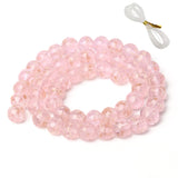 20PCS Glass Round Beads Bulk 8MM Pink Glow in The Dark Glass Beads for DIY Beading Projects, Bracelets, Necklaces, Earrings & Ot