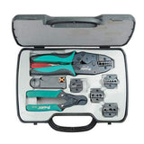 ProsKit 500001 Coax Crimping Kit, Crimp Frame, 5 Dies, Rotary Stripper, Multi, One Size