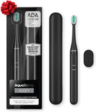Aquasonic Icon ADA-Accepted Rechargeable Toothbrush | Magnetic Holder & Slim Travel Case | 2 Brushing Modes & Smart Timers | Gen