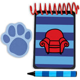 Handy Dandy Blue Striped Notebook Handcrafted