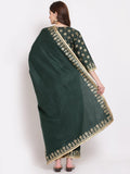 Gosriki Women'S Cotton Blend Kurta With Palazzo & Dupatta (Kpzd-Cot-10001-Green_S-Go_Green_Small),Green,,B09LS55R55