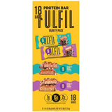 ful-fil Protein Bars (18 Count) - Variety Pack, 15g Protein, Low Sugar, Vitamin-Enriched, Chocolate-Coated Snack Bars