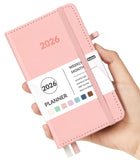 Forvencer Pocket Planner 2026, Weekly Monthly Planners with Month Tabs for Purse, 3.5 x 6, Jan 2026-Dec 2026, Cute Small Daily A