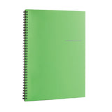 Mypaperclip Neowiro B5 Spiral Unruled Notebook | 160 Pages, 80 Gsm, 250 Gsm Soft Cover, B5 (6.93 9.84 In) | Wiro Bound | Green