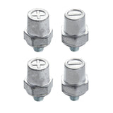 Ampper 3/8-16 Thread Male Lead Side Post Battery Charging Post Terminals, Standard Side Post 3/8 Battery Post Adapter (+/-) Comp