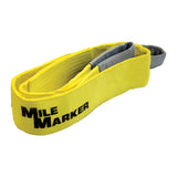 Mile Marker 19406 Single Orange 4 x 6' Tree Saver Strap - Rated at 50,000 Pound Capacity - Ensures Safe & Responsible Off Road R