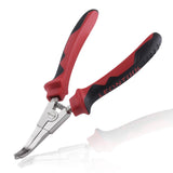 LEONTOOL 8 Inches Lock Ring Pliers Flat Snap Ring Pliers Special Circlip Pliers Reverse Pliers Angle Tip Retaining Ring Pliers S