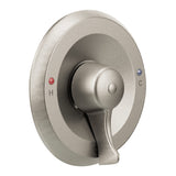 Moen T8370CBN MDura PosiTemp Commercial Control, Valve Required (Sold Separately), 7Inch Shower Trim Kit, Brushed Nickel