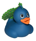 Wild Republic Rubber Ducks, Bath Toys, Kids Gifts, Pool Toys, Water Toys, Peacock, 4