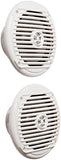 Jensen MS6007WR 6.5Coaxial Marine Speakers, 60 Watts, White, Sold as Pair