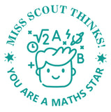 Printtoo Personalized Teachers Stamp You are A Maths Star Teachers Name SelfInking Rubber Stamp Appreciation Message for School
