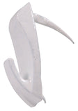 Hillman White 122392 Medium Wall Biter Picture Hangers Finish 45lbs Package of 4, Pack of 1