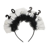 Enakshi 2023 New Year Headband Creative Headpiece Glitter Hair Band for Argent|Clothing, Shoes & Accessories | Womens Accessorie