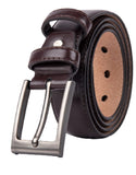 Zacharias MenS Faux Leather Belt 35 Mm (A21_Brown)