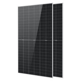 SUNGOLDPOWER 590W Bifacial Solar Panel 2PCS,N-Type 16BB,High Efficiecy Up to 30% Extra Power,Vmp 44.4V/PCS,for 24V/48Vdc Home Ba