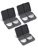 OKH 3-pack Stick-on Reading Glasses Lens 1.5 Adhesive Magnification Bifocal Lenses for Sunglasses Safety Goggles, No Water Neede