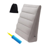 Merishopp Inflatable Wedge Pillow For Travel Portable With Pump For Home Office Travel With Storage Bag| Bed Pillow | Sleeping P