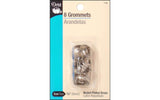 Dritz 3/8Inch Snap, 8 Count, Nickel Grommets