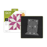 AccuQuilt GO! LeMonyne Star9 Finished Block on Board Fabric Cutting Die for Quilting, Sewing, Crafting, and DIY Projects Like